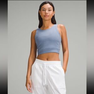 Ribbed Softstreme Cropped Tank (size 6 new w/ tags)